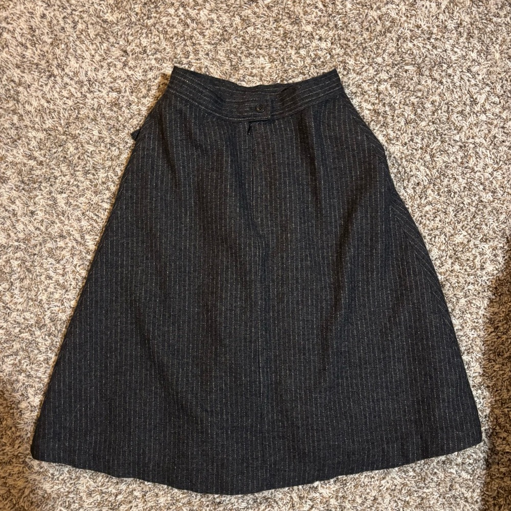 Cottage Tailor Black Midi Skirt